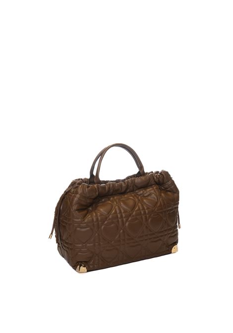 brown love handbag LE PANDORINE | 2B520LOVE-C78